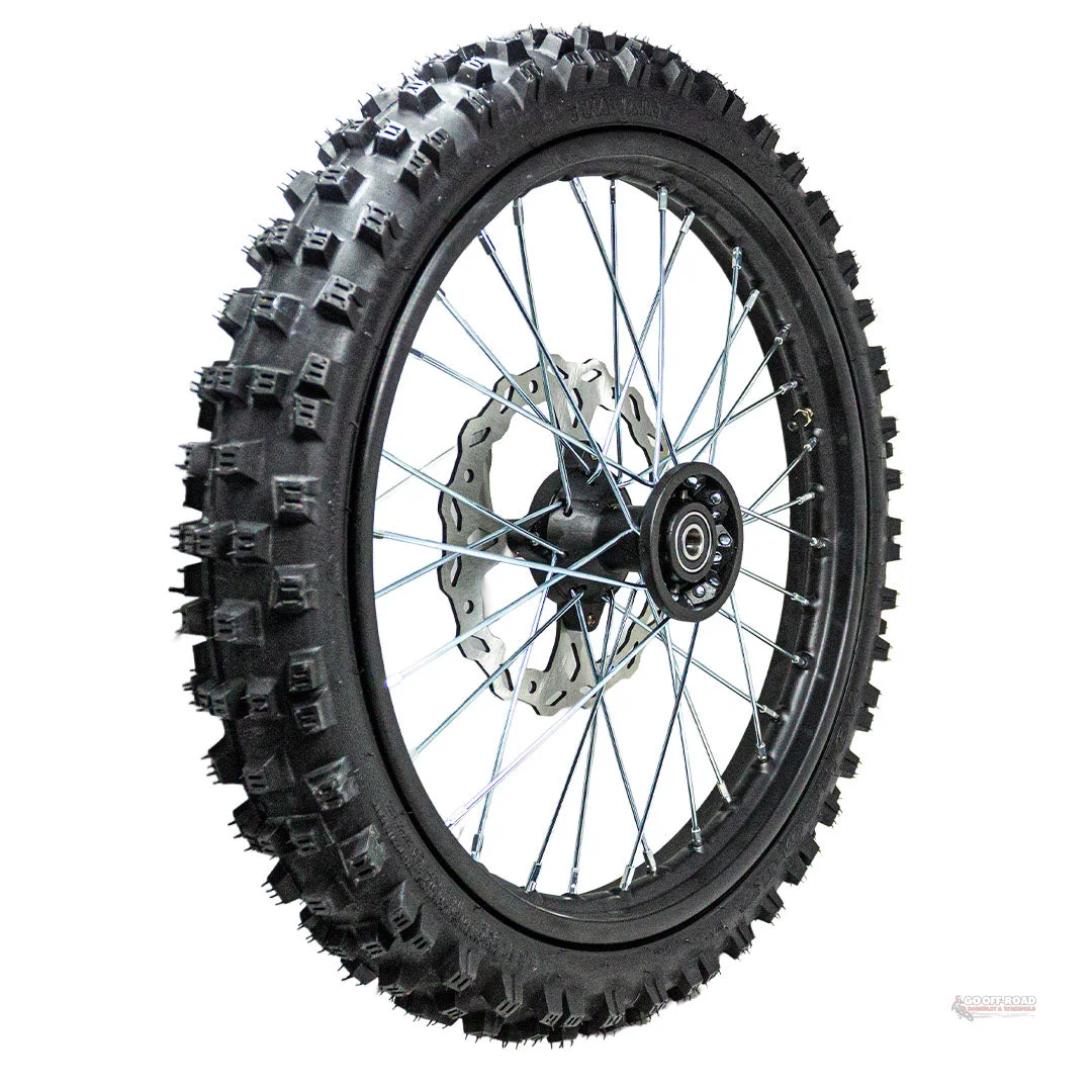 17 - Front Pit Bike Wheel & Tyre