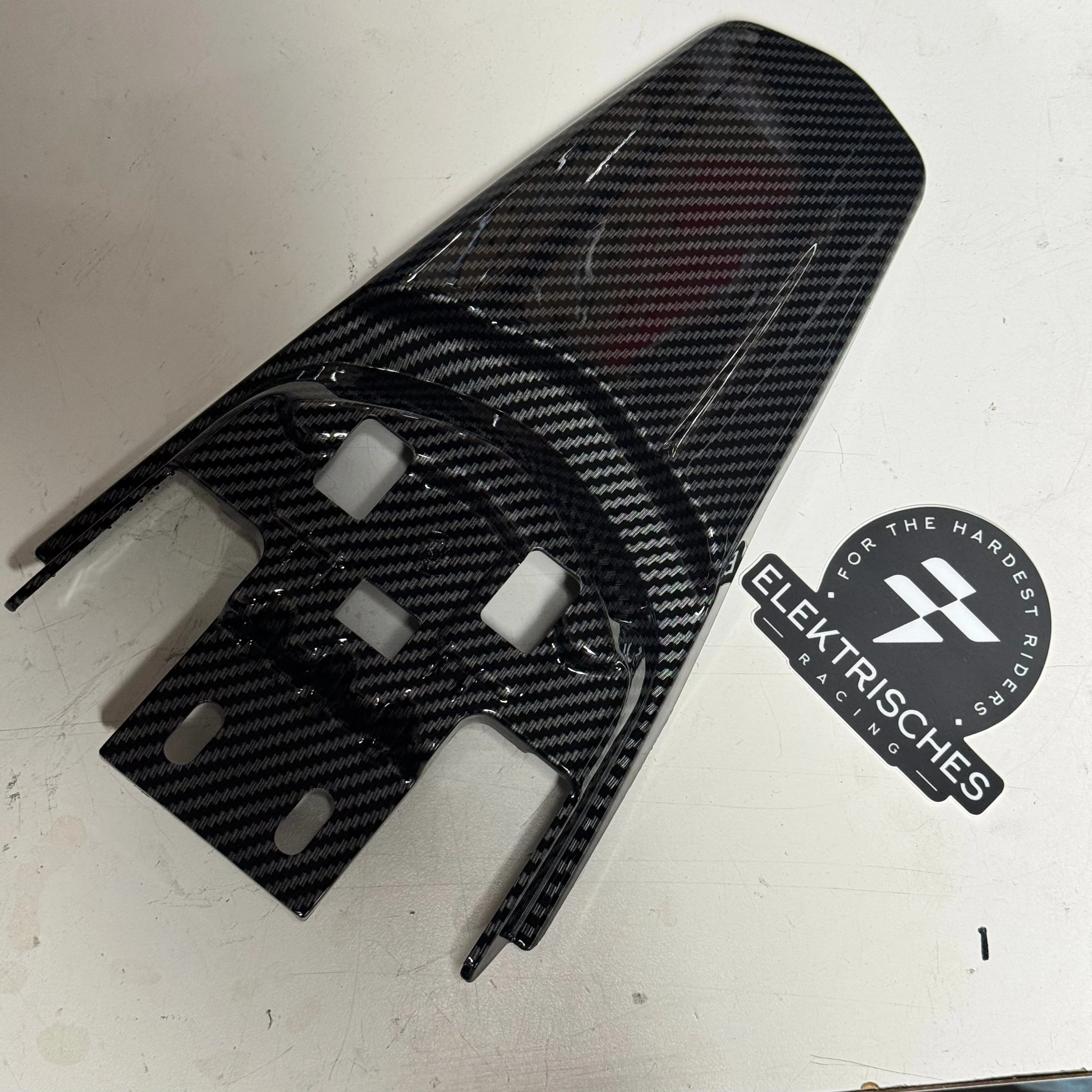 Carbon Style Rear Fender | For EMoto