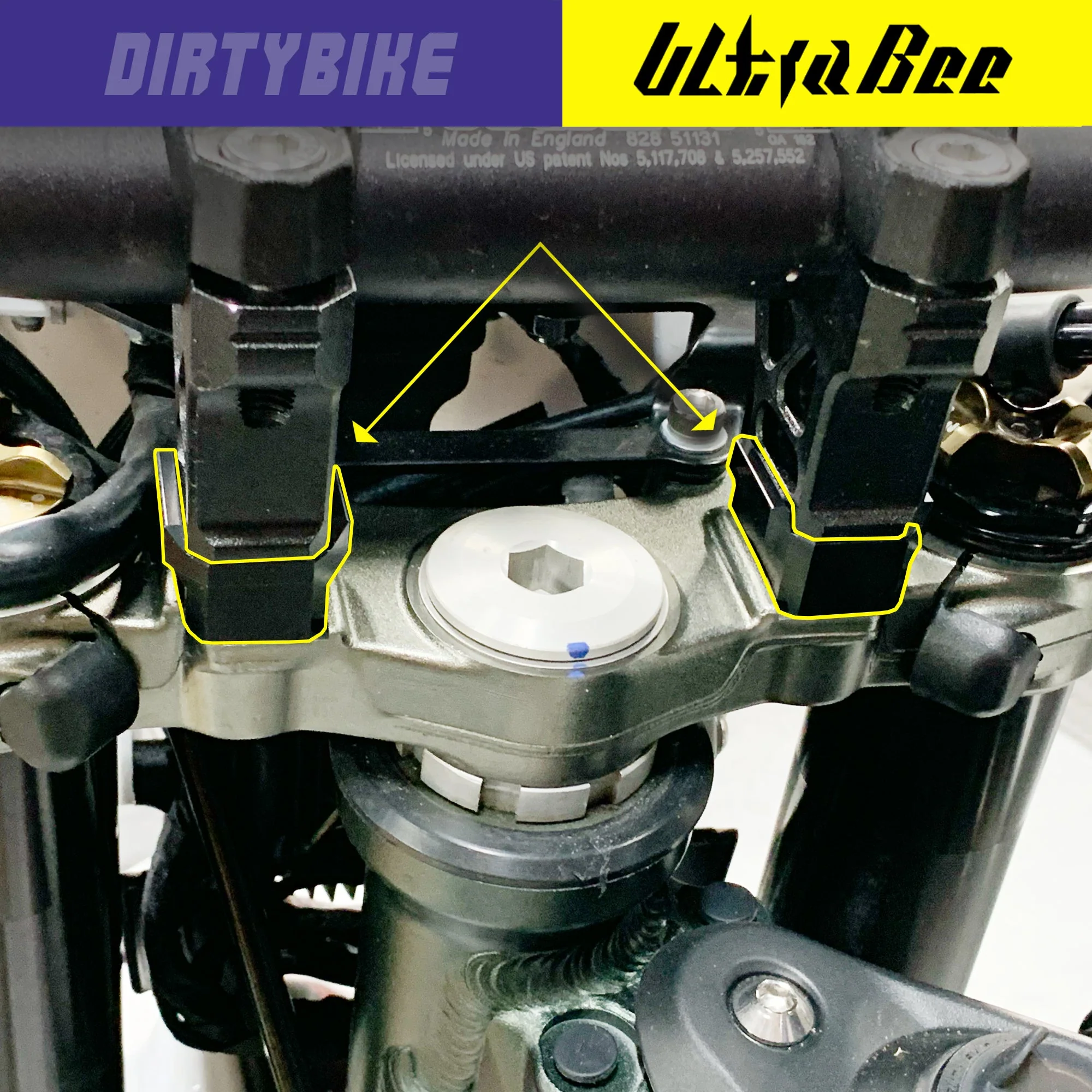 Handlebar Riser CNC Aluminum 15mm | Surron Ultra Bee