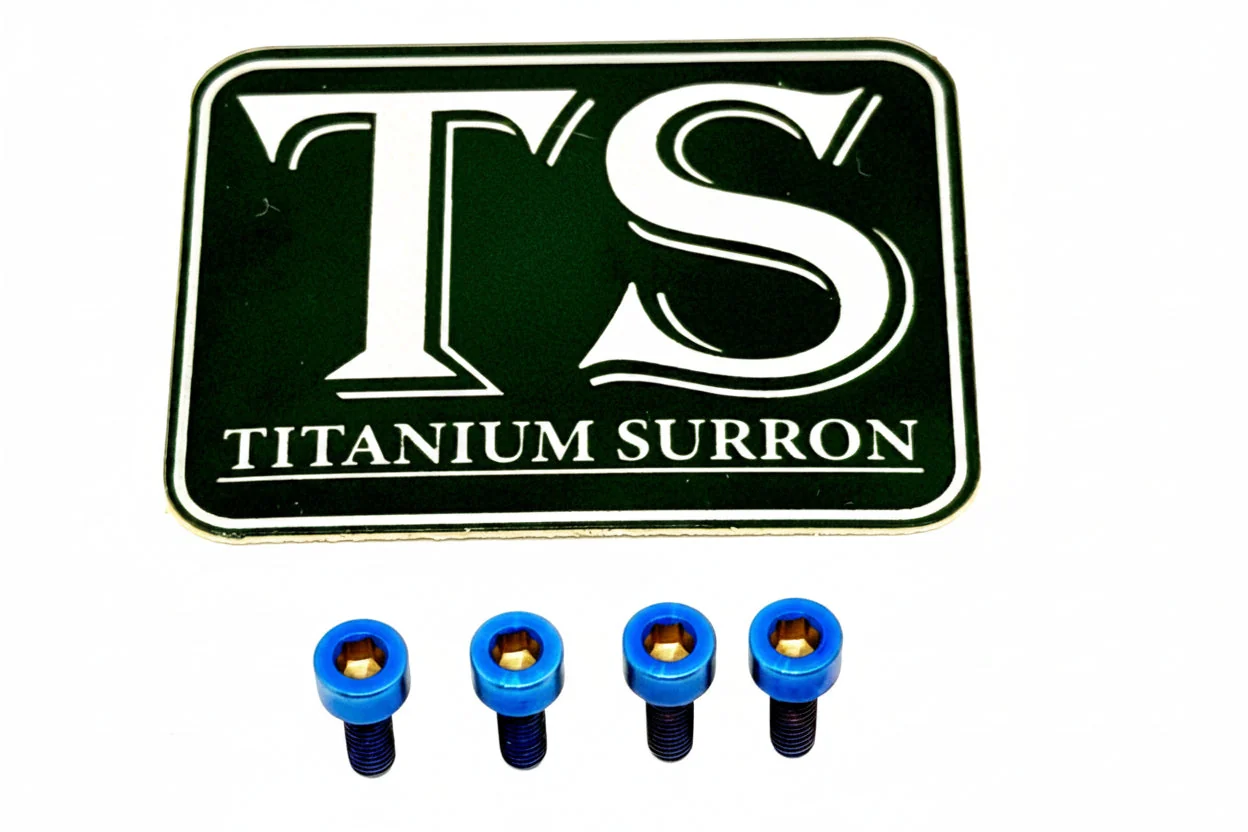 Titanium Headlight Bezel Bolts 4 | Baja Designs S2 & Squadron