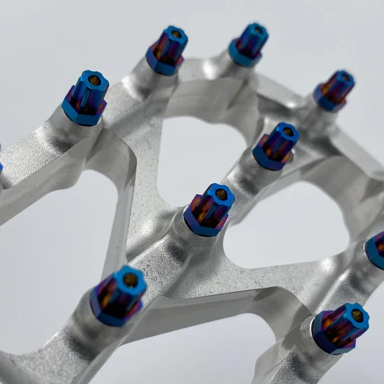 Titanium Elite Foot Peg Screws by Warp 9
