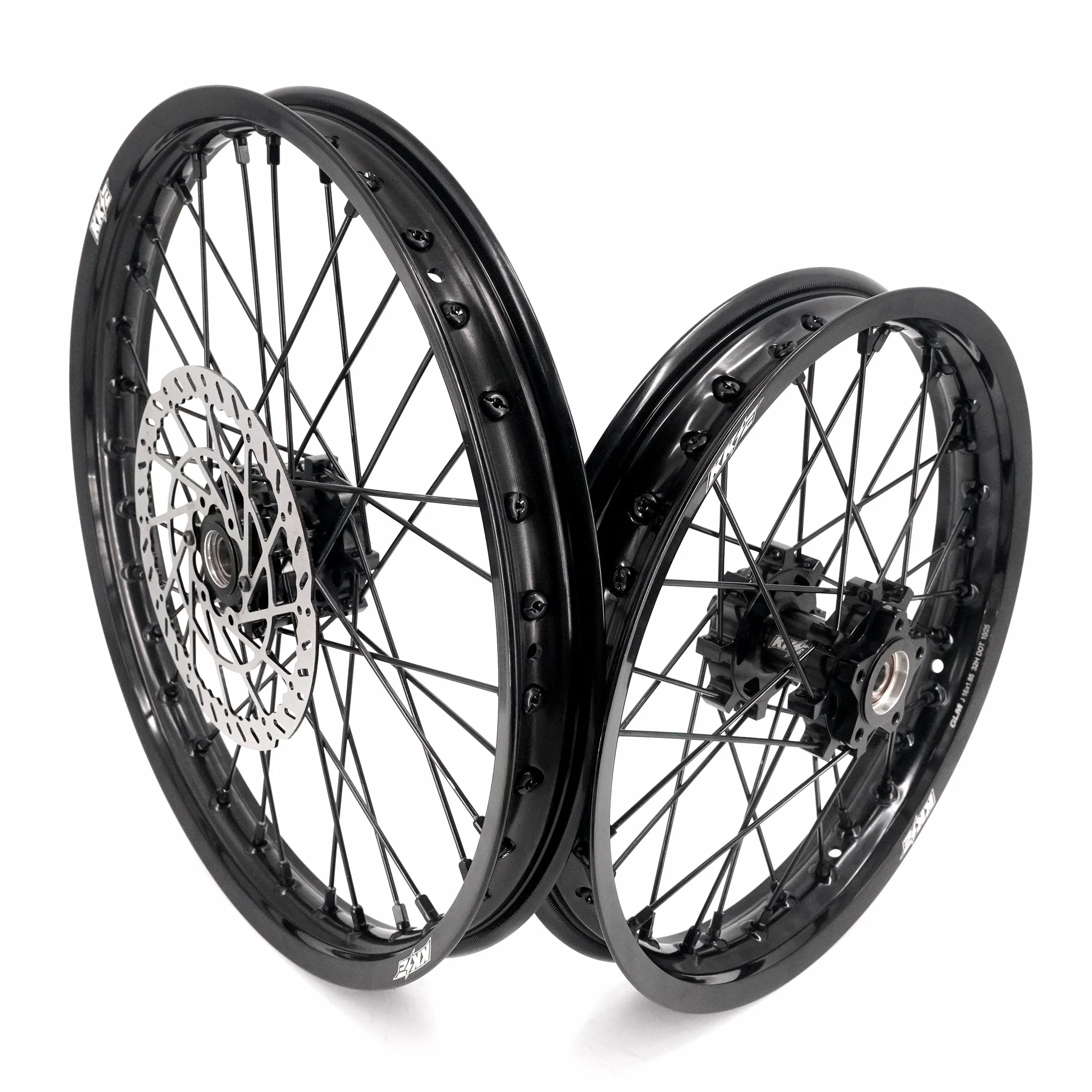 19" 16" New Black and blue Style Wheel Set | By KKE | For Sur Ron Light Bee, Eride pro  Electric Dirt Bikes