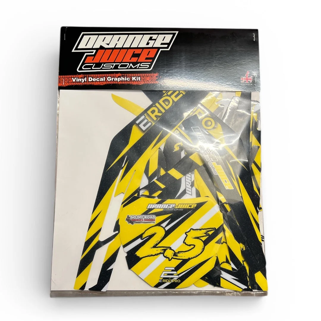 E-RIDE PRO 2.5 FULL COVERAGE RACING GRAPHICS KIT - View 4