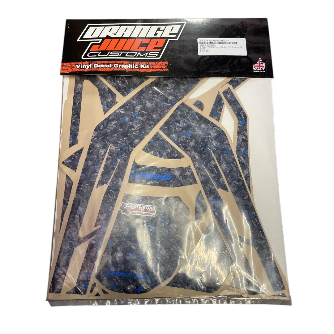 E-Ride Pro SS Forged Carbon Graphics Kits