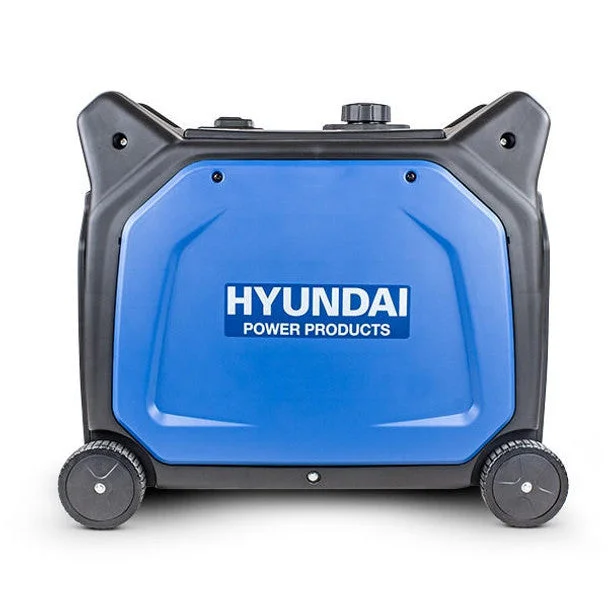 Hyundai 6600W / 6.6kW Petrol Inverter Generator, Remote Keyfob & Electric Start, Wheels & Closed Case Design, DC & USB | HY6500SEi - View 2
