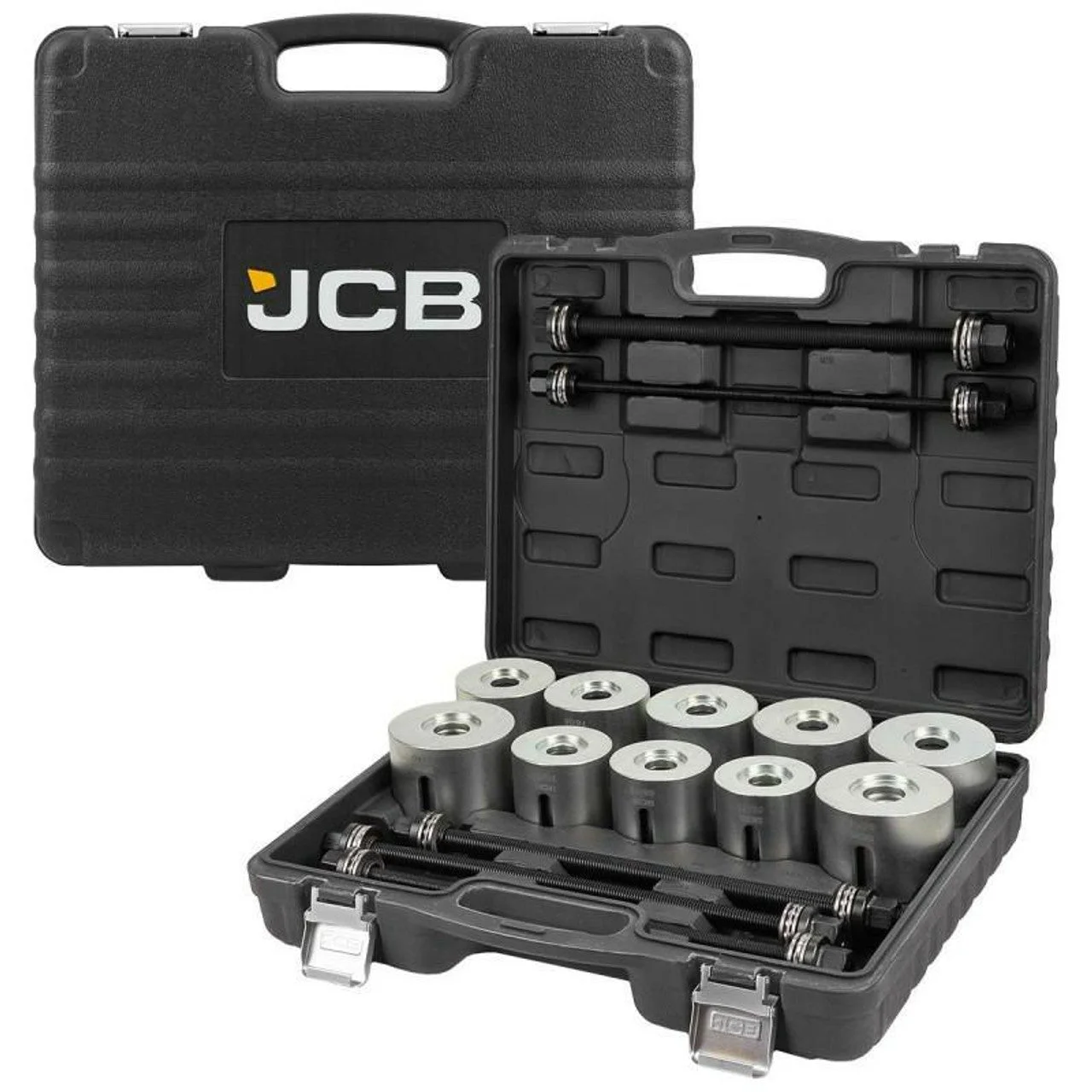 JCB 27 Piece Silent Block, Bush, and Bearing Puller Kit, Universal Fit | JCB-933T2