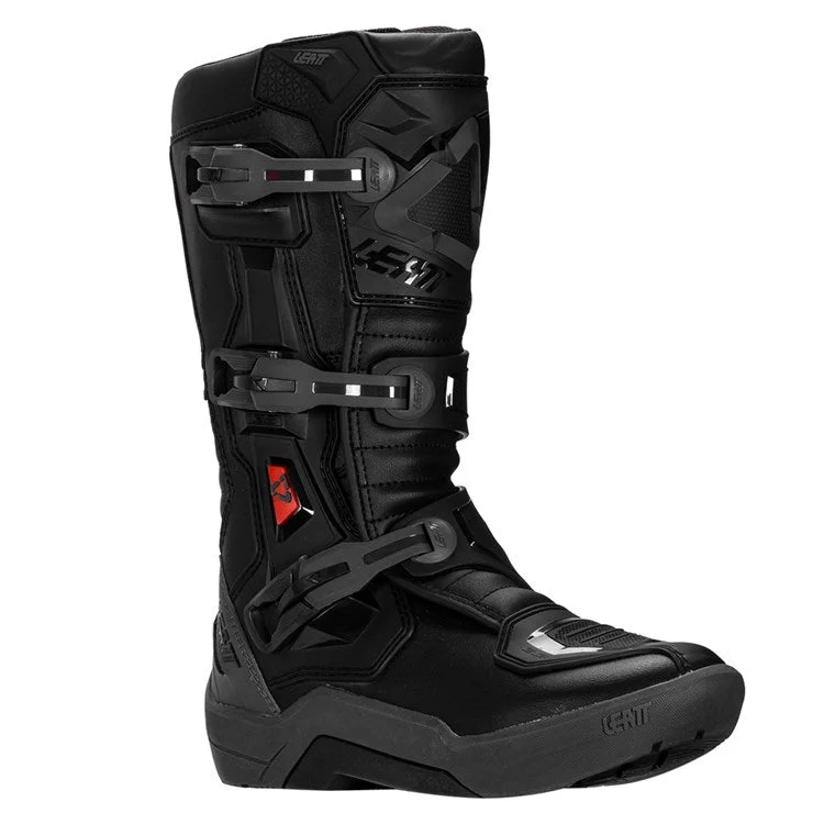LEATT BOOT 3.5 JUNIOR STEALTH BLACK/GREY - View 2
