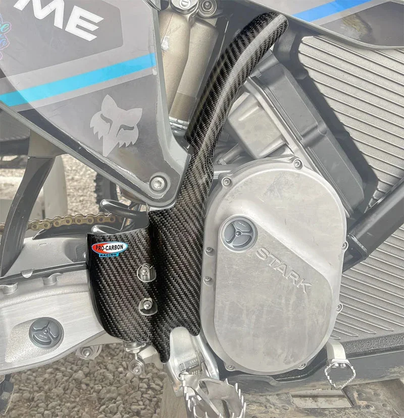 PRO CARBON STARK VARG FRAME PROTECTION - FOR FOOT BRAKE (GEN 1 & GEN 2 CHARGING) - MX + EX (PAIR)