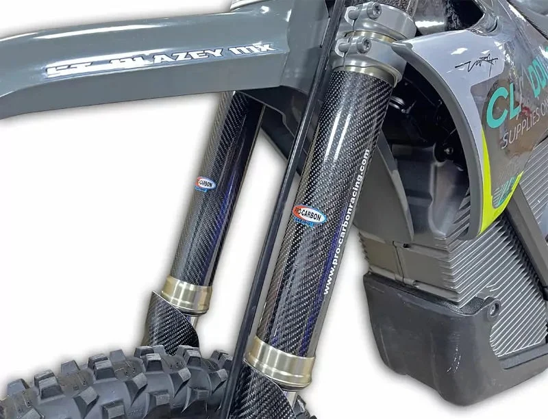 STARK VARG UPPER FORK PROTECTORS (PAIR) - MX + EX + SM ** FULL WRAP** - View 2