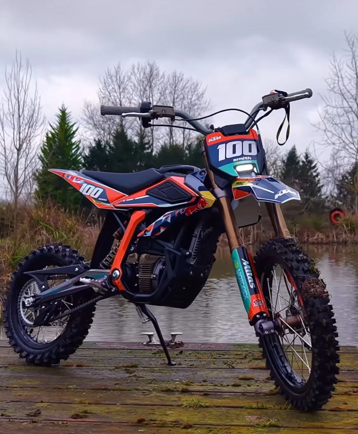 SUR RON HYPER BEE KTM ORANGE GRAPHICS KIT - View 2