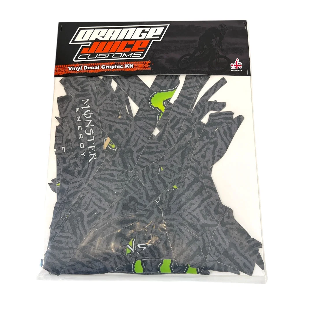 SUR RON ULTRA BEE FULL COVERAGE GRAPHIC KIT - MONSTER GREY