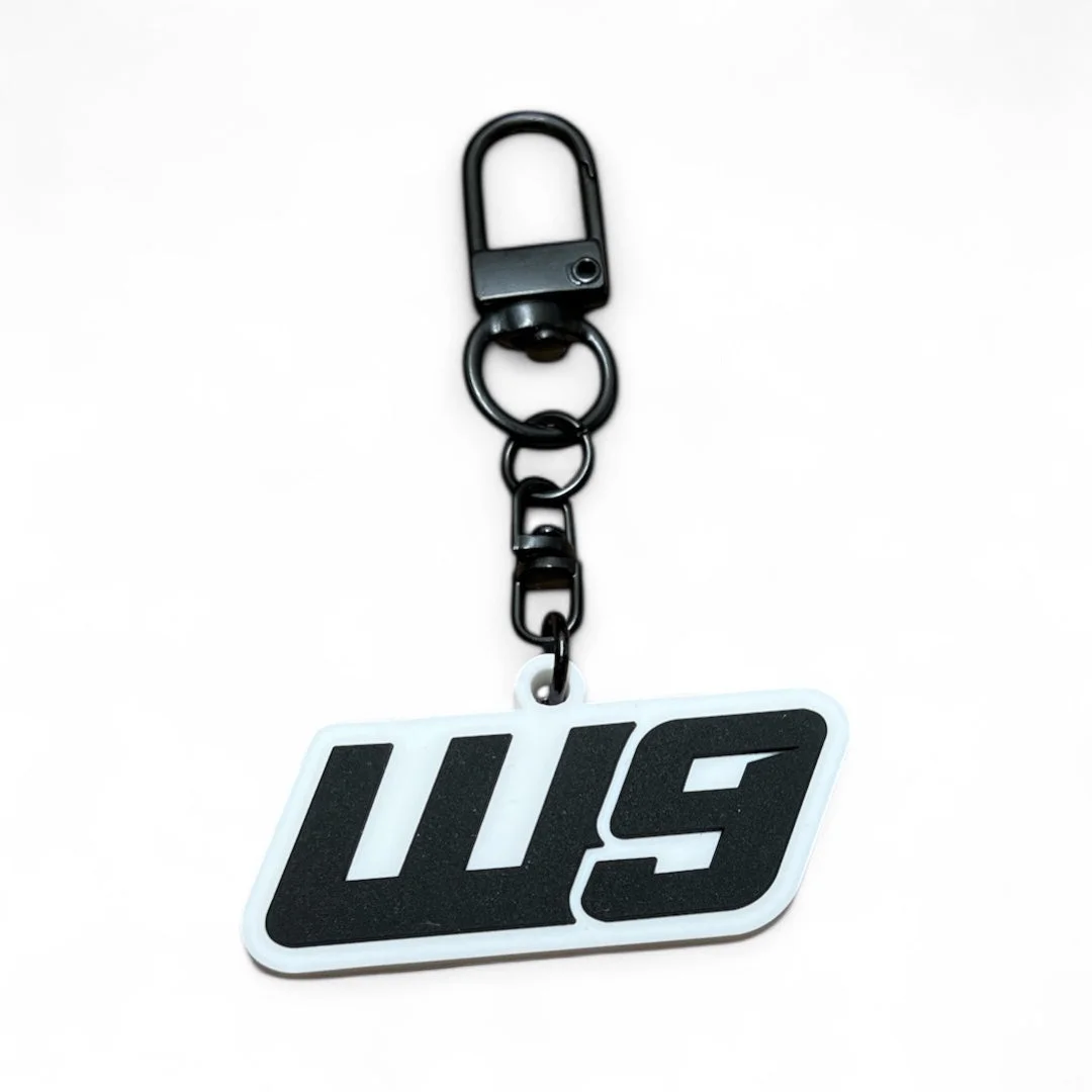 WARP 9 RUBBER KEYCHAIN - View 2