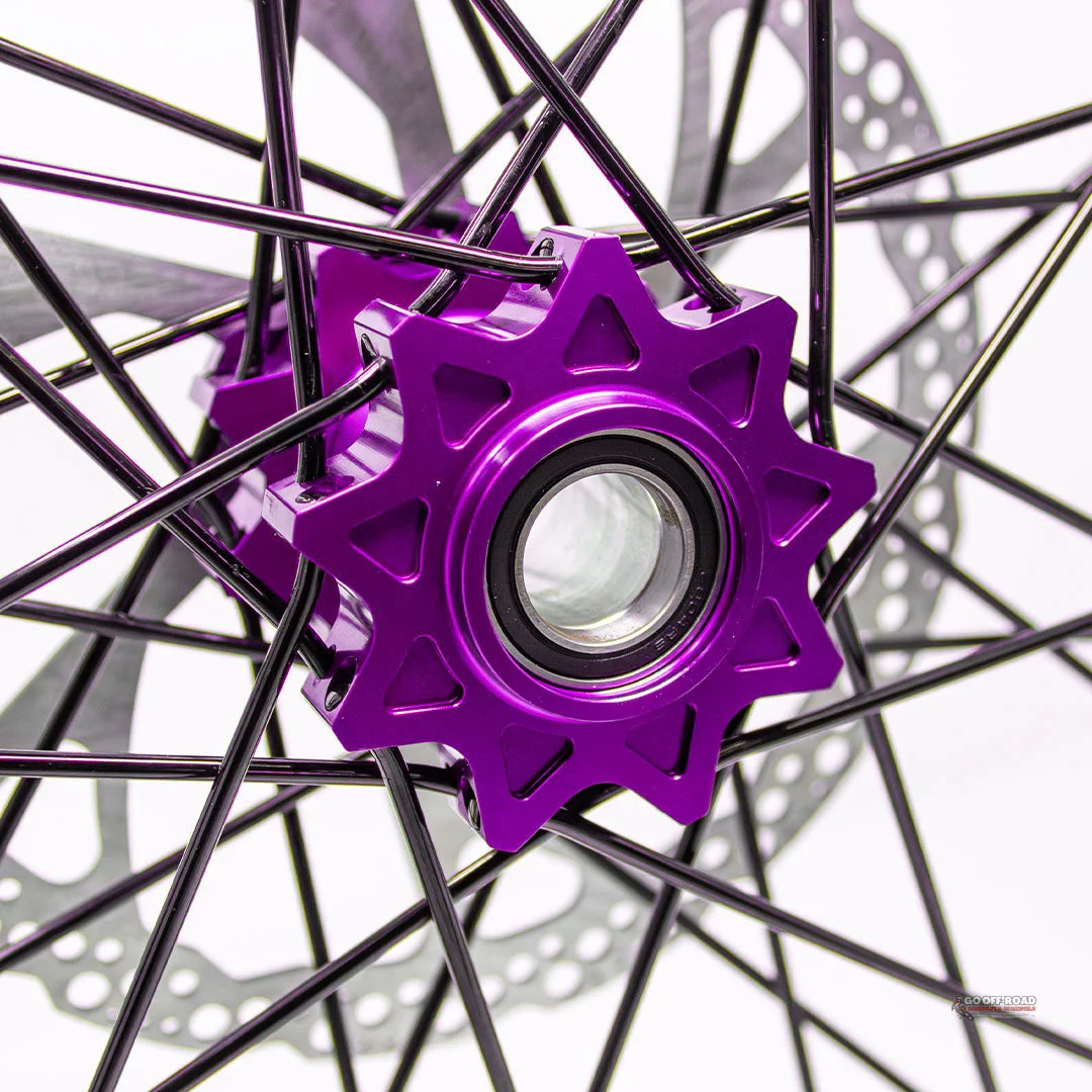 Warp 9 Sur Ron Light Bee Front Wheel Purple 19 - - View 2