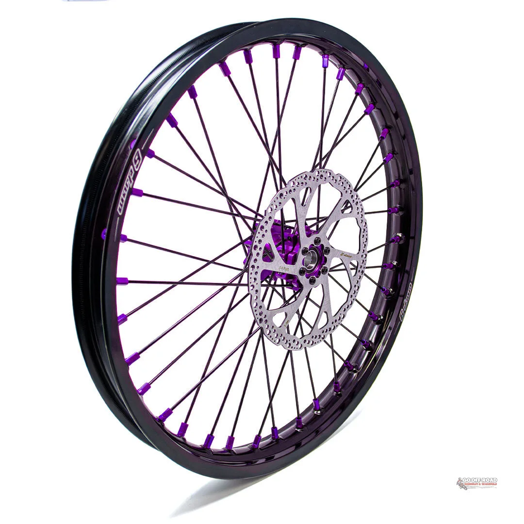 Warp 9 Sur Ron Light Bee Front Wheel Purple 19 - - View 4