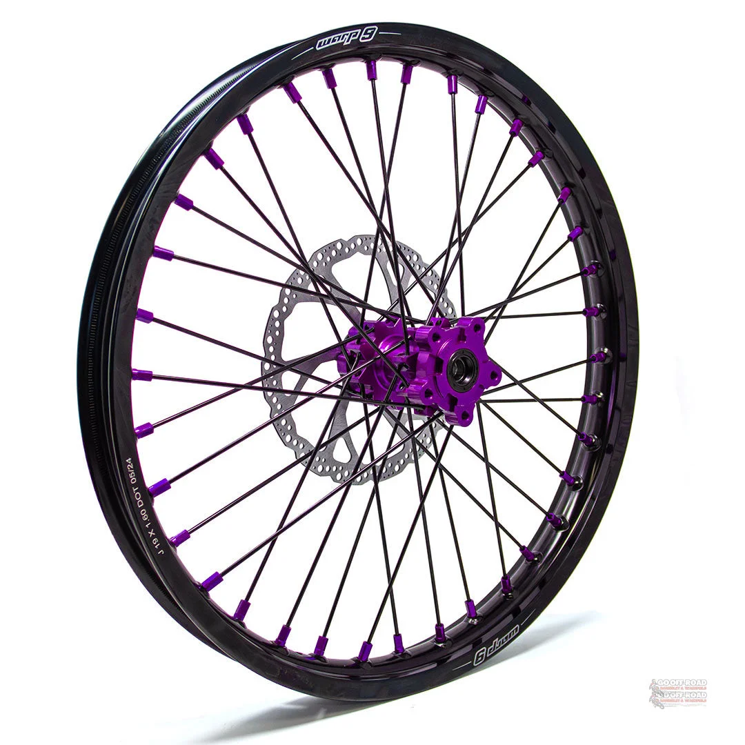 Warp 9 Sur Ron Light Bee Rear Wheel Purple 19 -