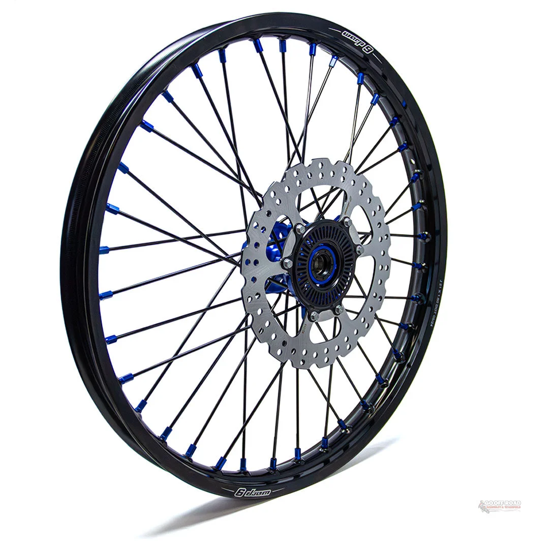 Warp 9 Ultra Bee Front Wheel Blue 21 -